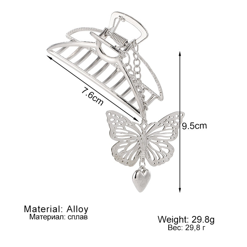 Metal Butterfly Clips