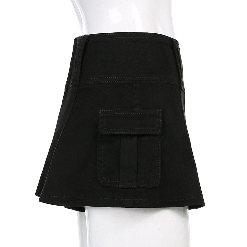 Pleated Mini Skirt