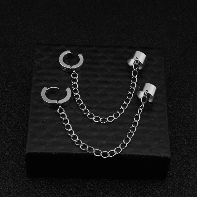 1Pc Silver Ear Cuff
