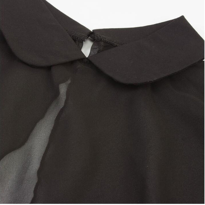 Retro Dress with Capelet