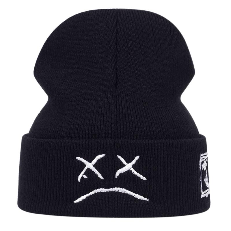 Sad Face Beanie
