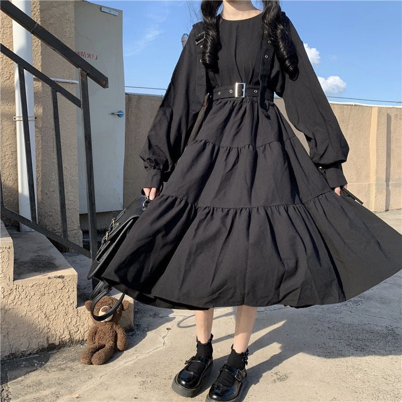 Long Ruffled Dress