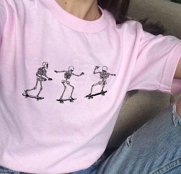 Skateboarding Skeletons Tee
