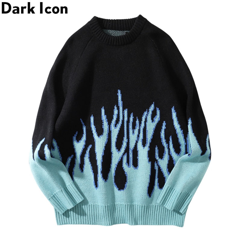 Blue Flame Sweater