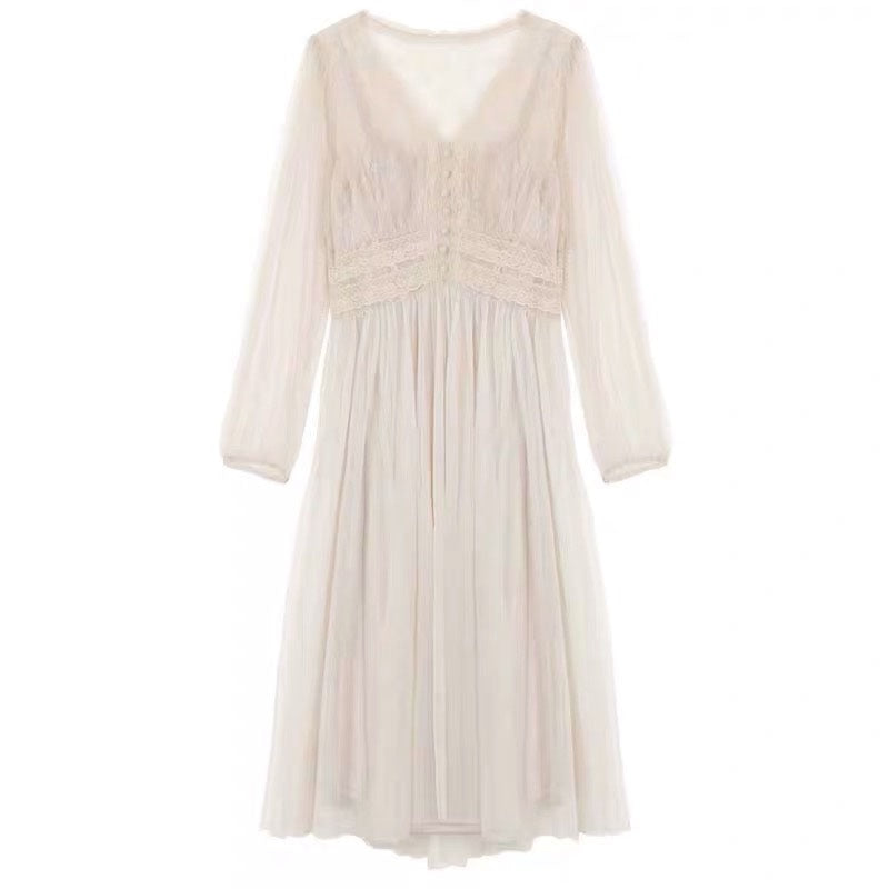 White Retro Dress