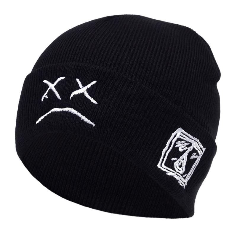Sad Face Beanie