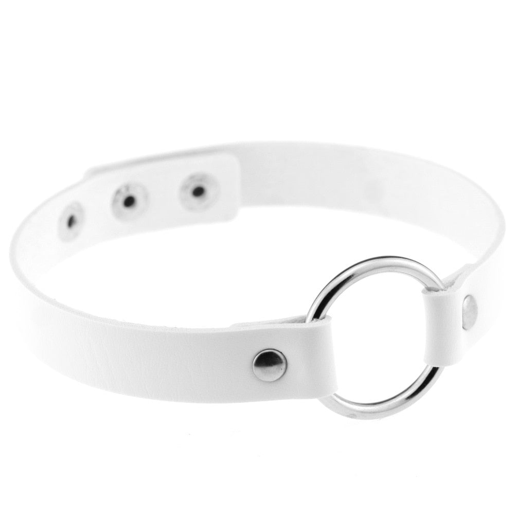 White Chain Chokers