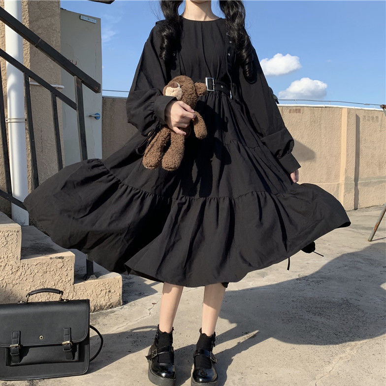 Long Ruffled Dress