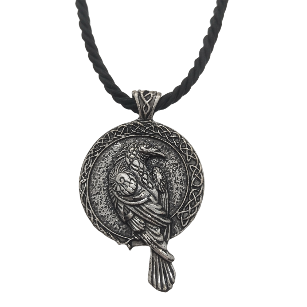 Raven Pendant Necklace
