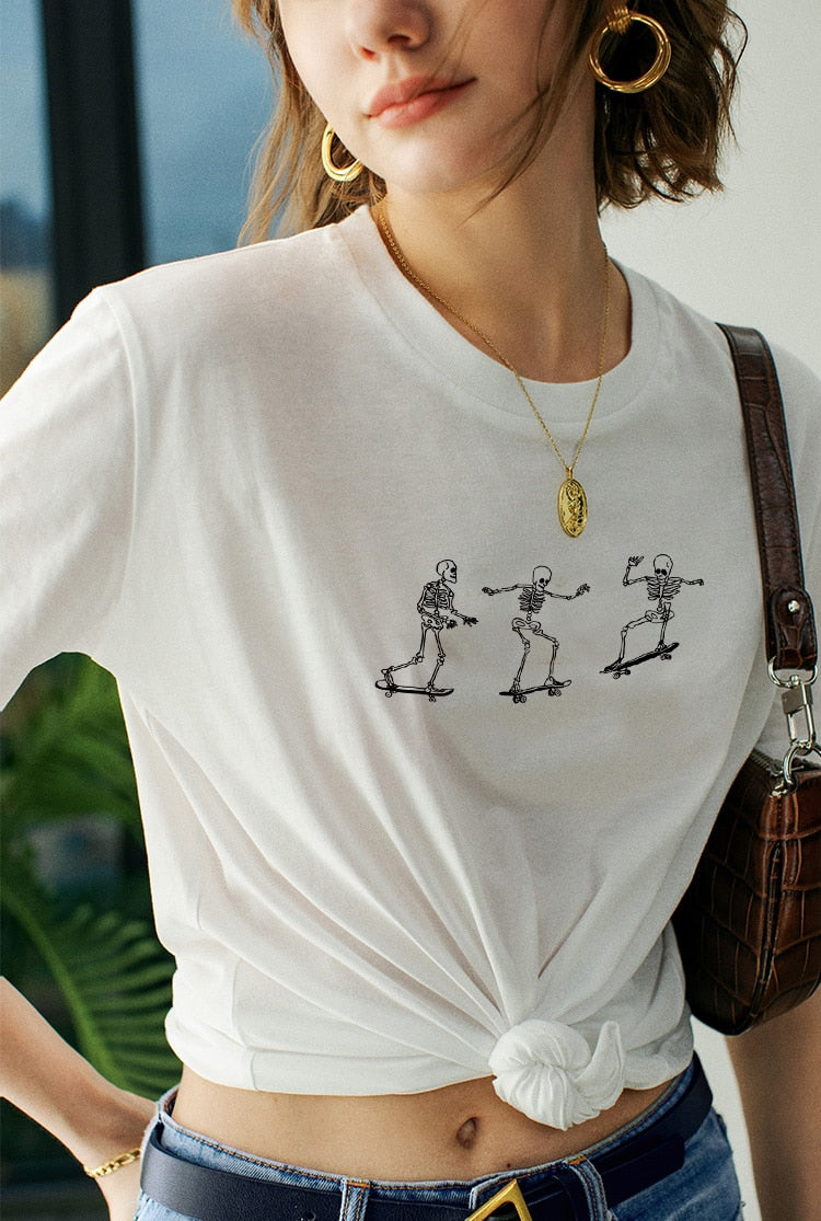 Skateboarding Skeletons Tee