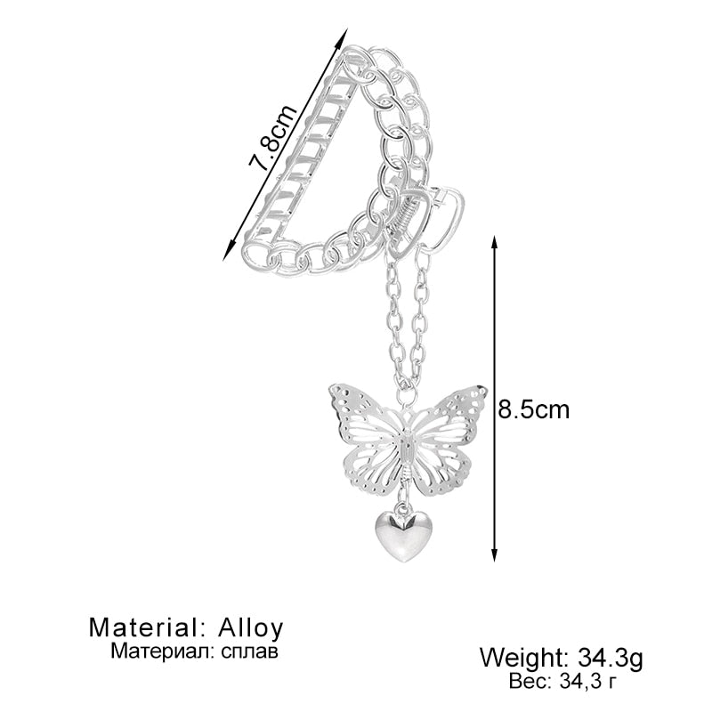 Metal Butterfly Clips