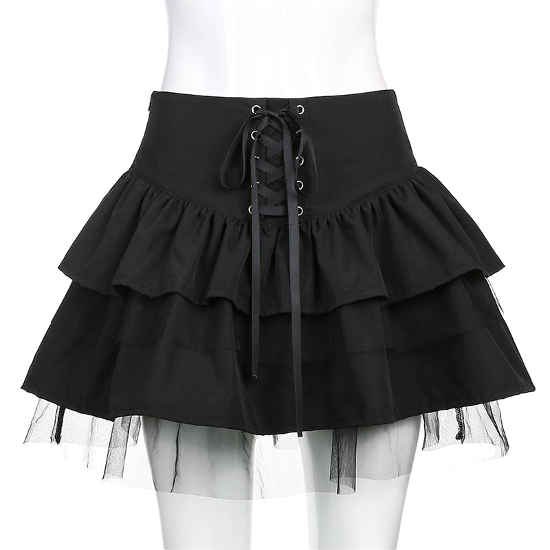 Ruffled Mini Skirt