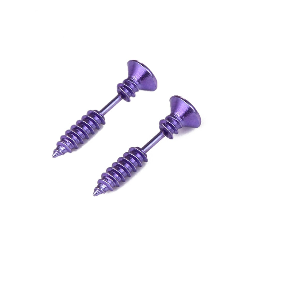 Screw Stud Earrings