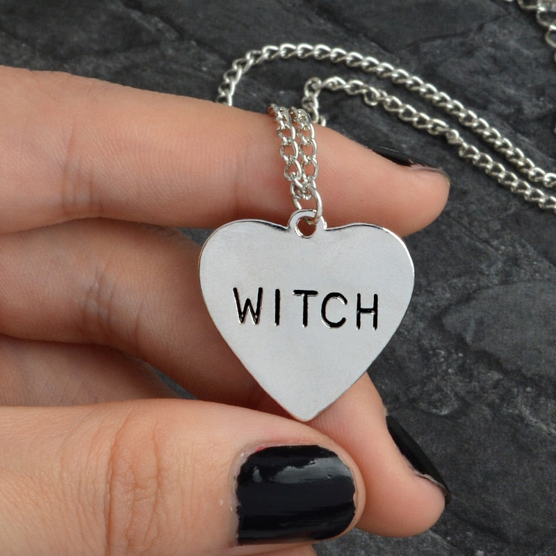 Witch Heart Necklace