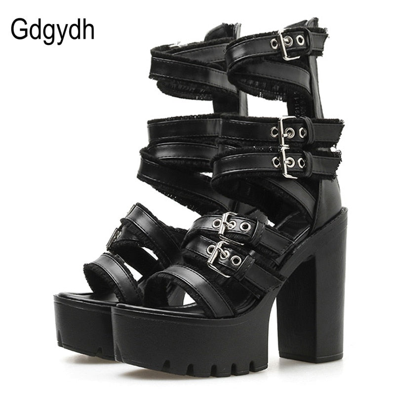 Heeled Gladiator Sandals
