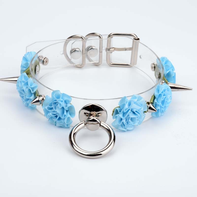 Spiked Rose Choker