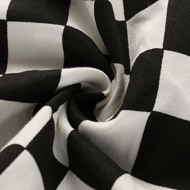 Checkerboard Mini Skirt