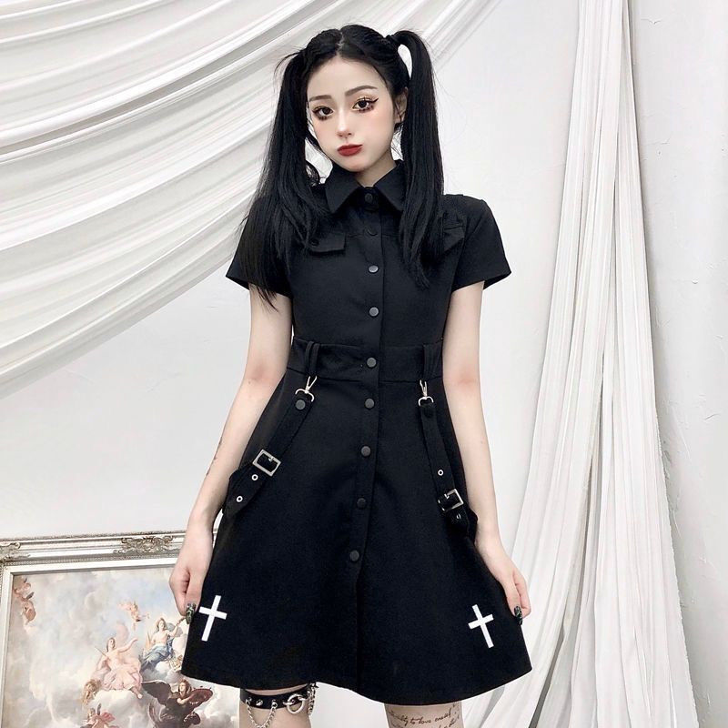 Pleated Dress with Tie