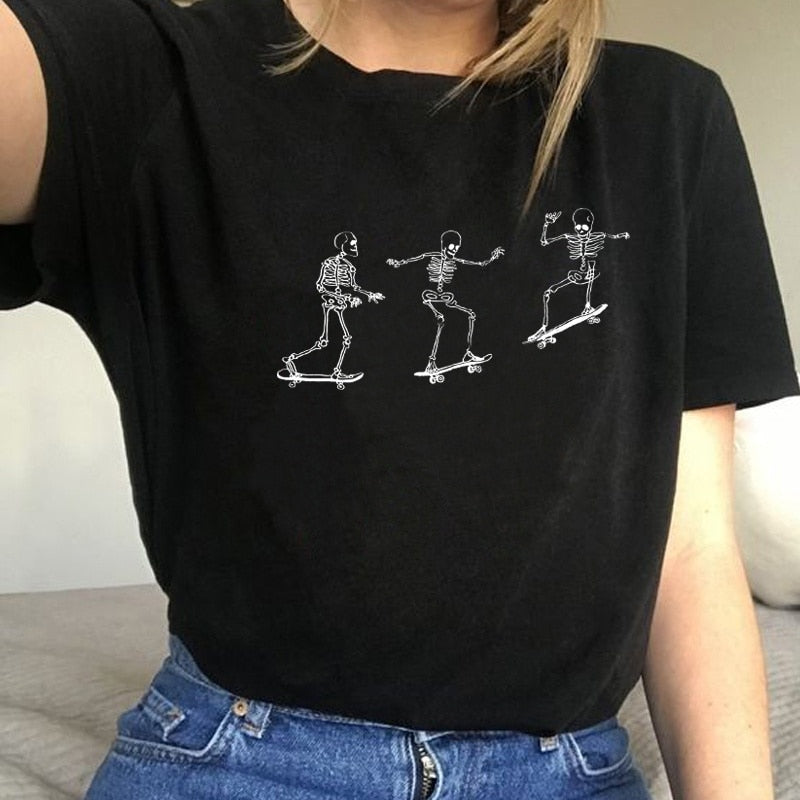 Skateboarding Skeletons Tee