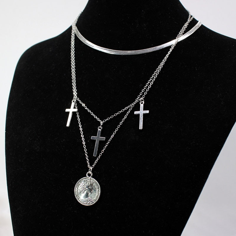 Chain Cross Choker