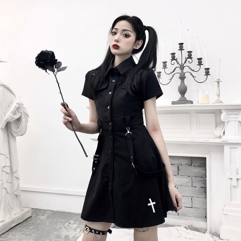 Pleated Dress with Tie