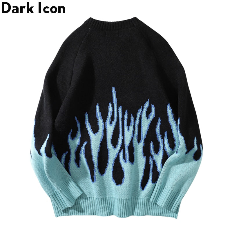 Blue Flame Sweater