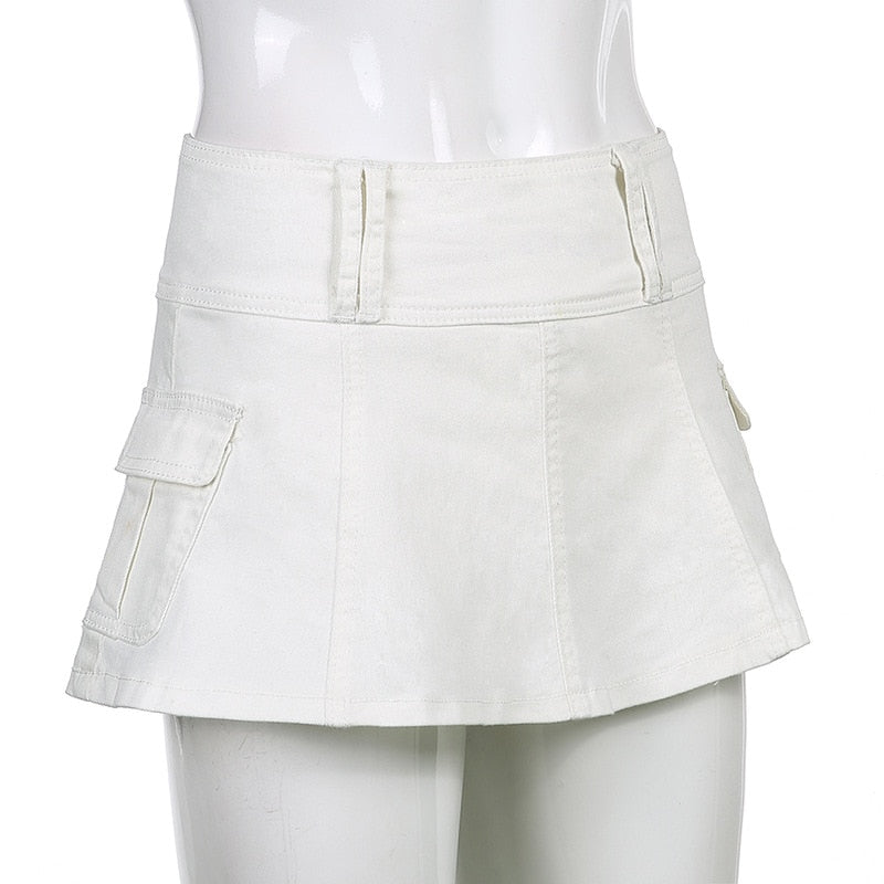 Pleated Mini Skirt