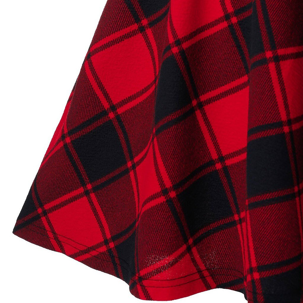 Checkered Corset Circle Skirt