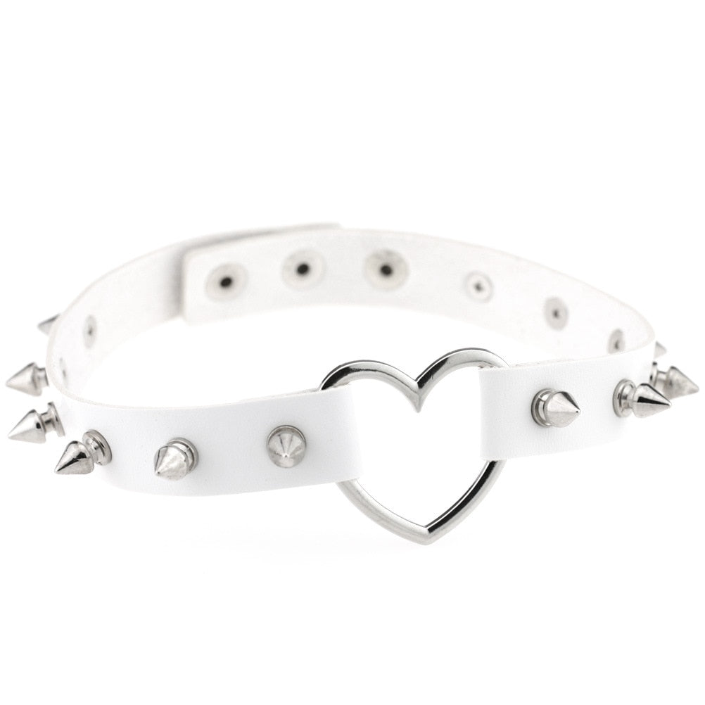 White Chain Chokers