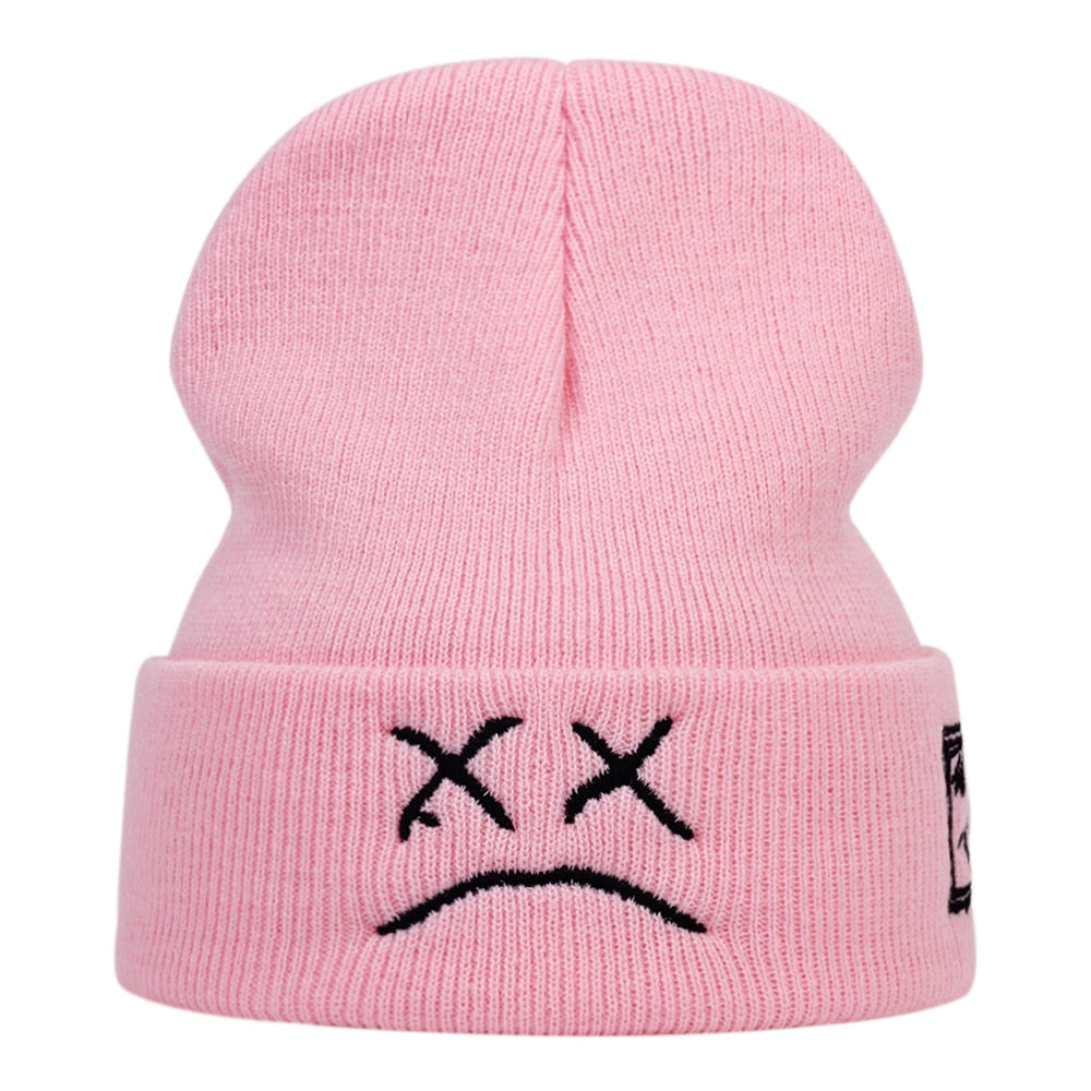 Sad Face Beanie