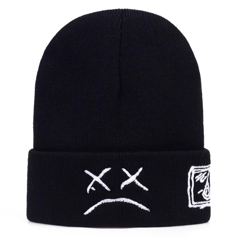 Sad Face Beanie