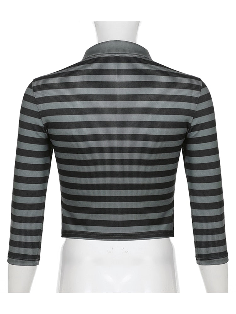 Striped Collared Tee