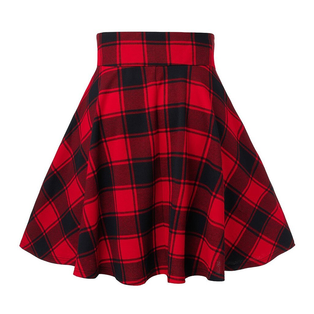 Checkered Corset Circle Skirt