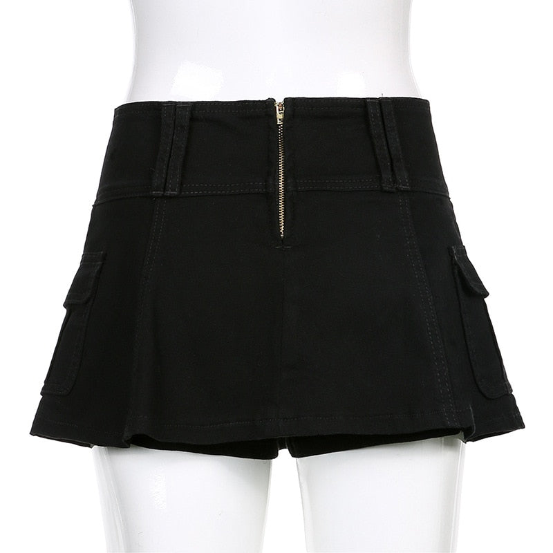Pleated Mini Skirt