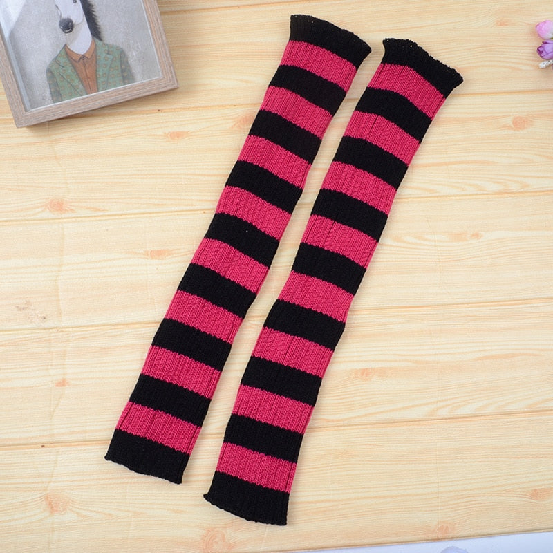 Striped Leg Warmers