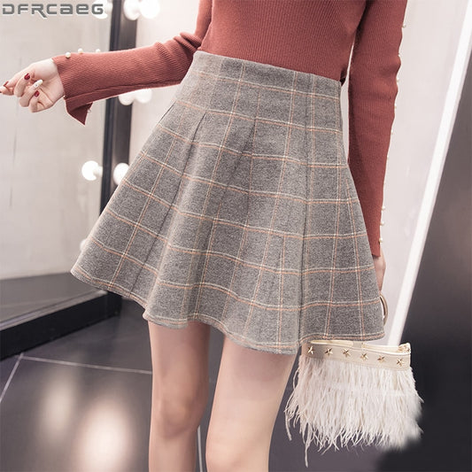 Plaid Skater Skirt