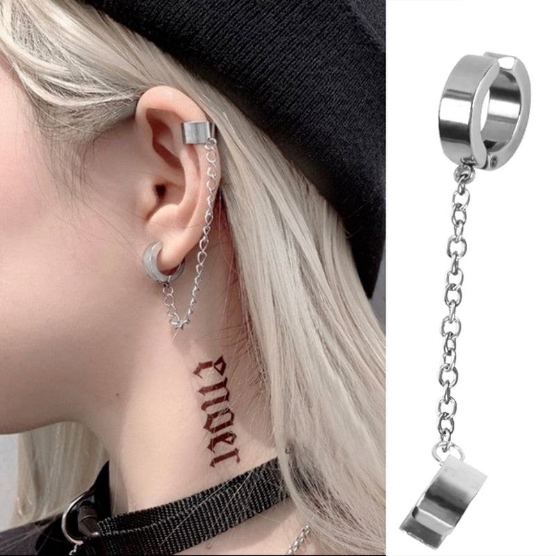 1Pc Silver Ear Cuff