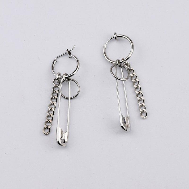 Safety Pin Earrings