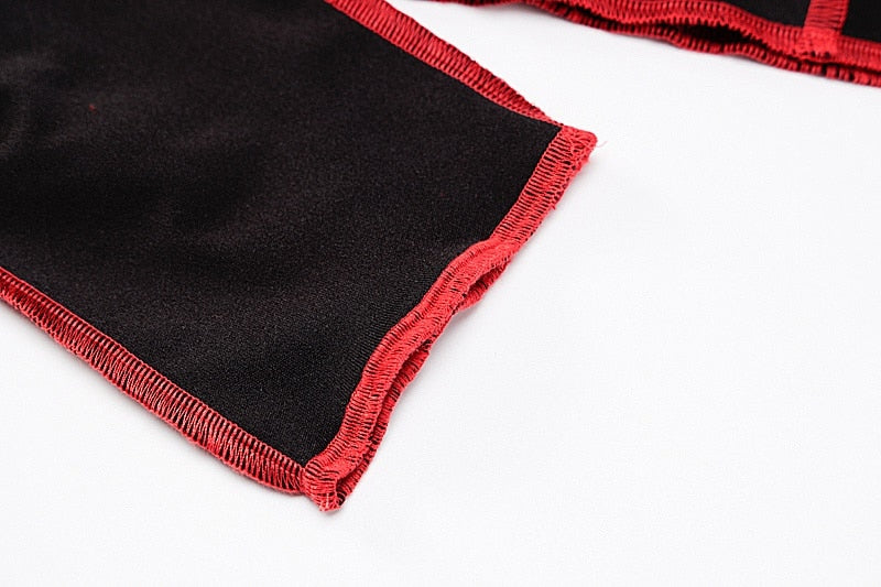 Exposed Seam Cut Out Top