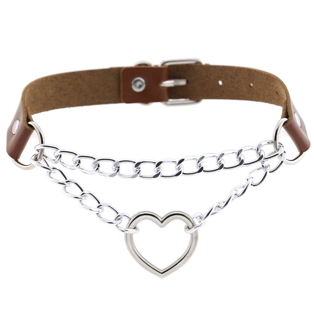Heart Chain Choker