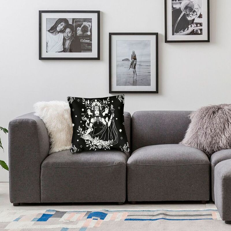 Hekate Throw Pillow Cover