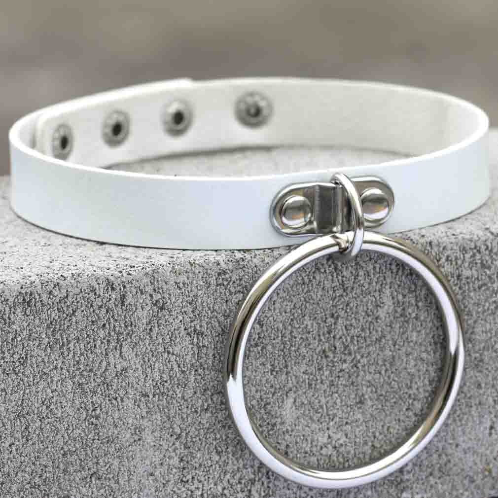 White Chain Chokers