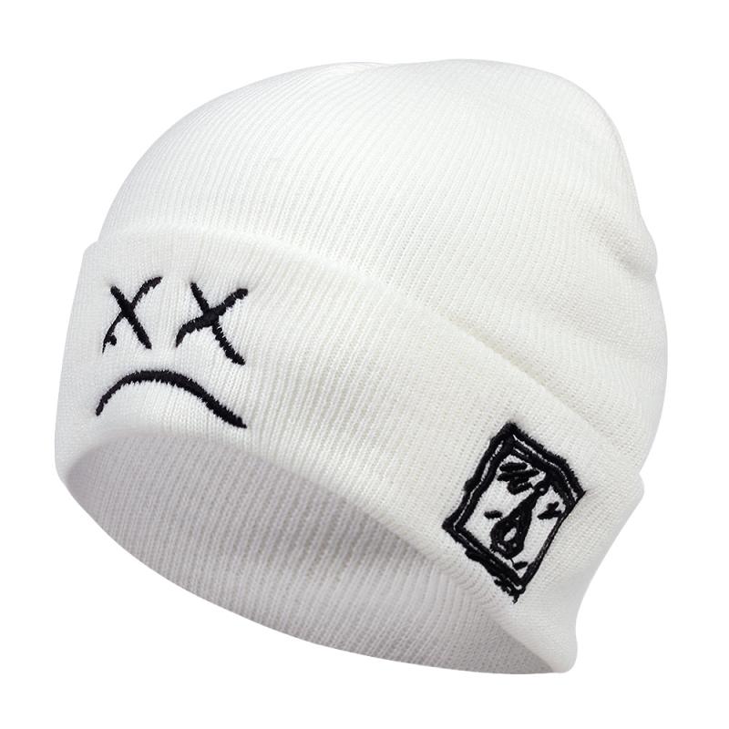 Sad Face Beanie