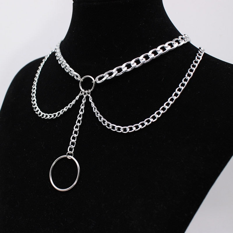 Chain Cross Choker