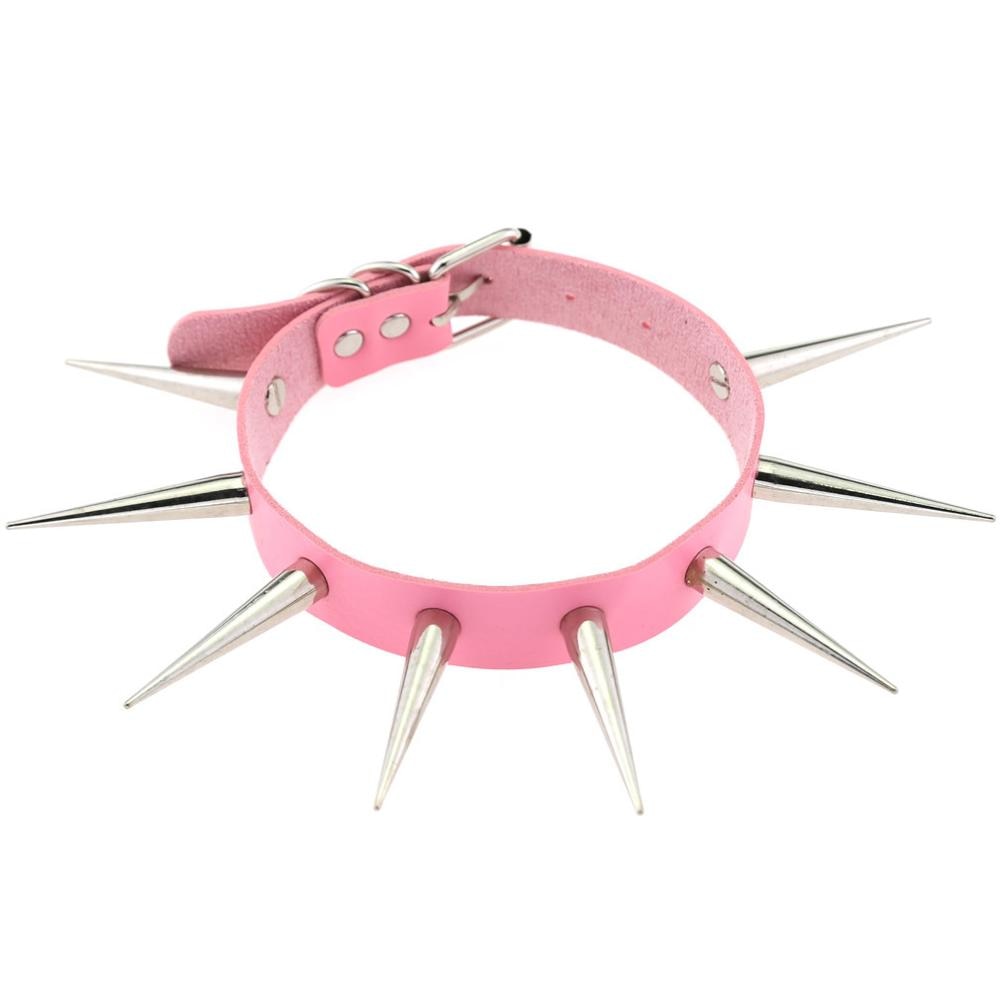 Long Spiked Choker