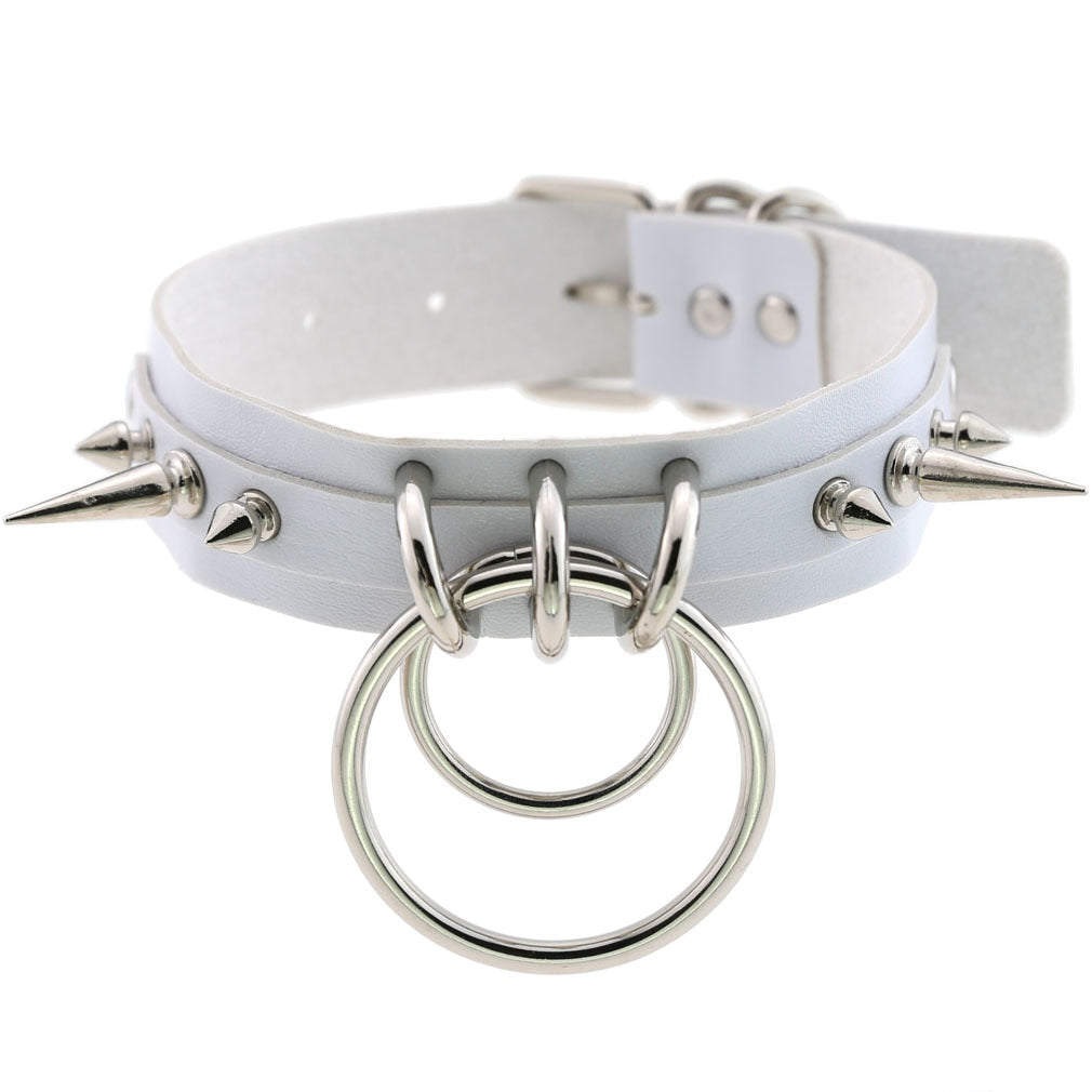 White Chain Chokers