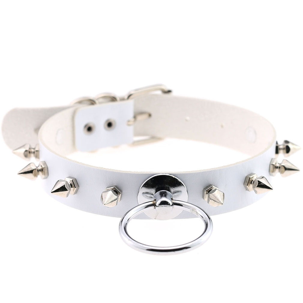 White Chain Chokers