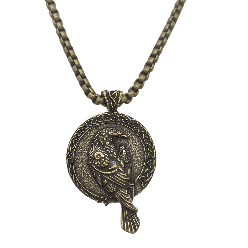 Raven Pendant Necklace