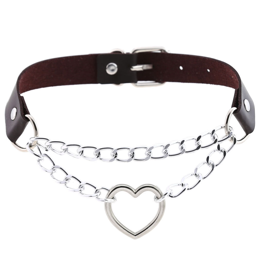 Heart Chain Choker