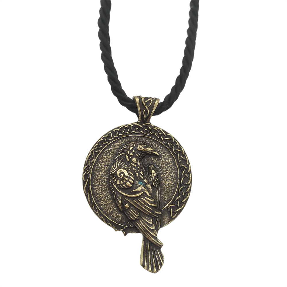 Raven Pendant Necklace